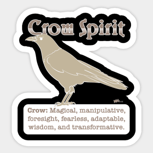 Spirit Animal-Crow Sticker